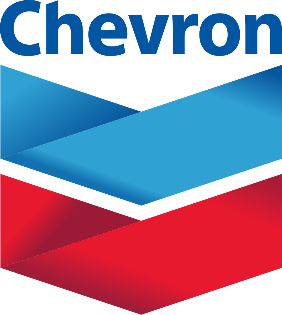 Chevron logo representing the U.S. oil company and its energy operations
