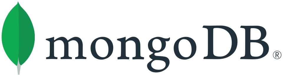 MongoDB logo representing cloud database software and data infrastructure