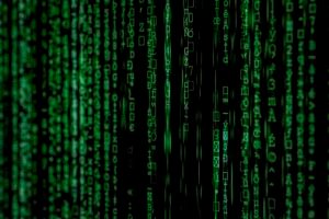 Computer code and digital interface representing advanced AI coding and research