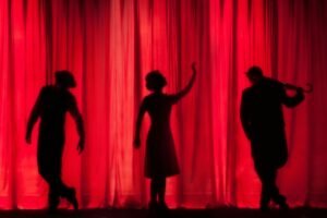 Bright television studio stage representing Dancing With the Stars Season 35