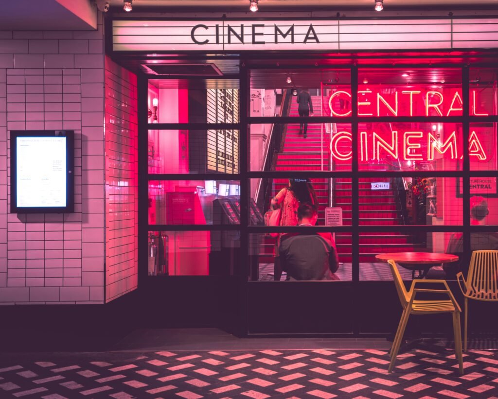 Movie theater screen representing Netflix's upcoming East of Eden drama series