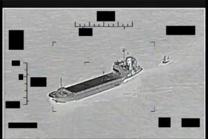 Iranian support ship Shahid Baziar in the Arabian Gulf