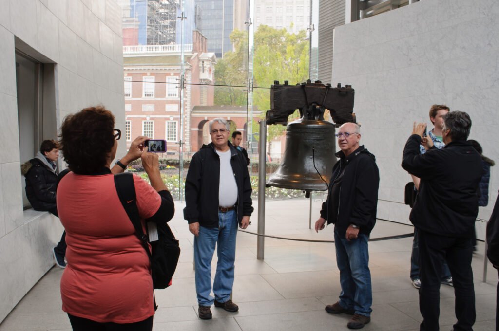 Liberty Bell representing democratic responsibility and civic participation