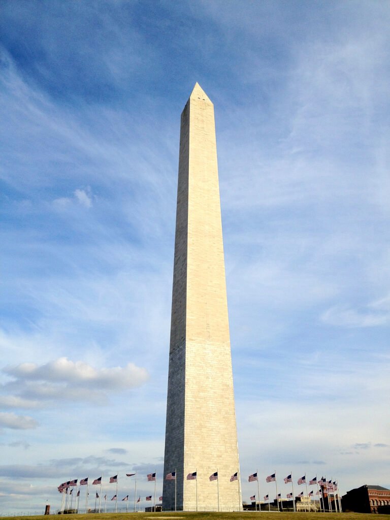 Washington Monument representing federal priorities and national government