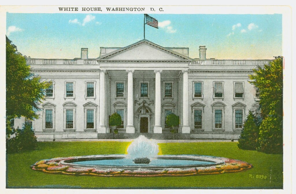 White House in Washington representing presidential power and accountability