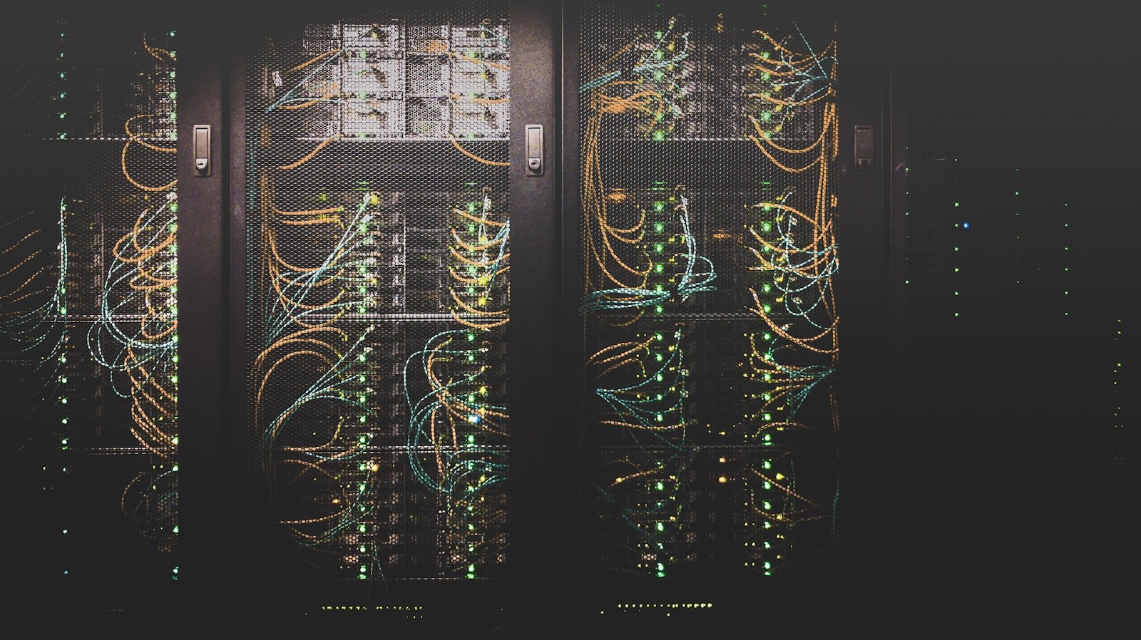 Data center server racks representing artificial intelligence infrastructure demand
