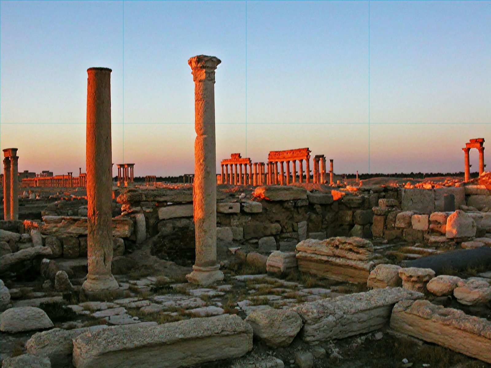 Ancient Syrian ruins illustrating the historical context of the Deir al-Zor nuclear investigation