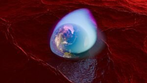 Earth from space illustrating the global scope of financial markets and economic shocks