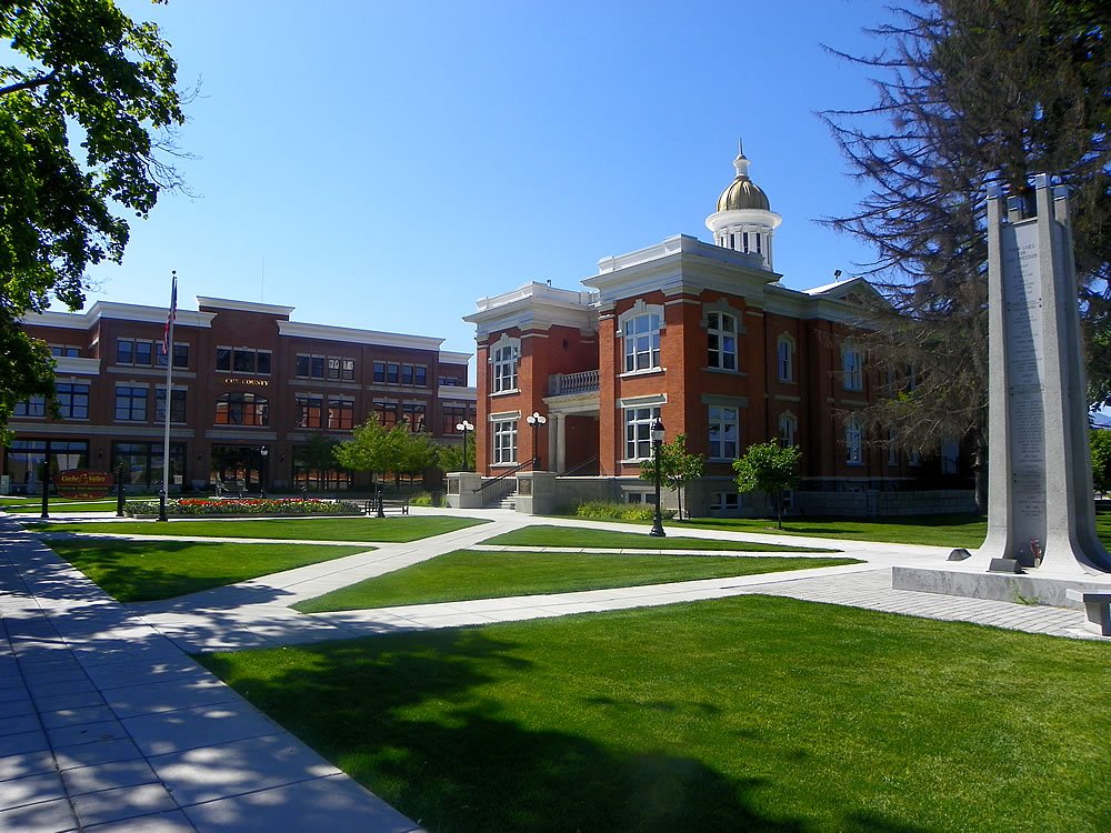 Historic courthouse in Logan, Utah